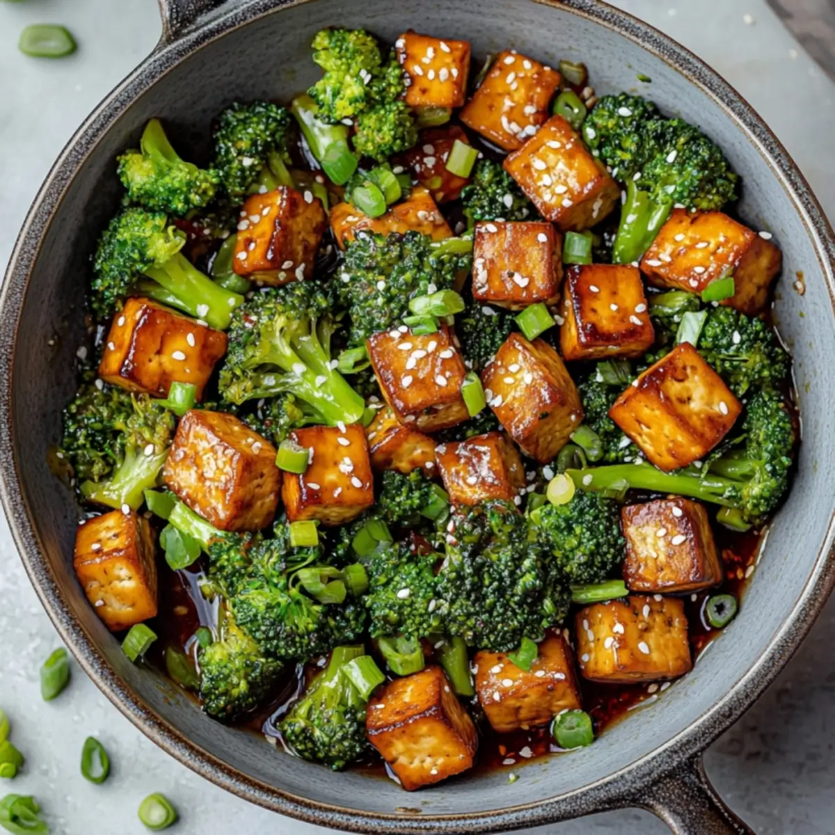 Colorful Broccoli Tofu Stir Fry – Healthy Vegan Dinner Idea