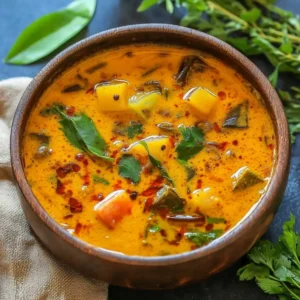 Sindhi Kadhi with Okra and Potatoes – Traditional Tangy Delight