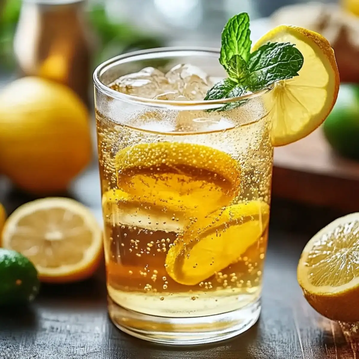 Step-by-step natural Mounjaro recipe preparation showing mixing bowl with apple cider vinegar, lemon juice and grated ginger