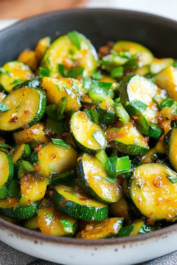 Sauteed Zucchini