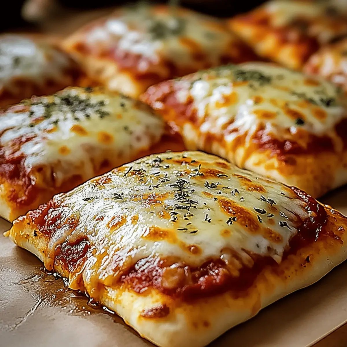 Cheesy Pizza Pockets