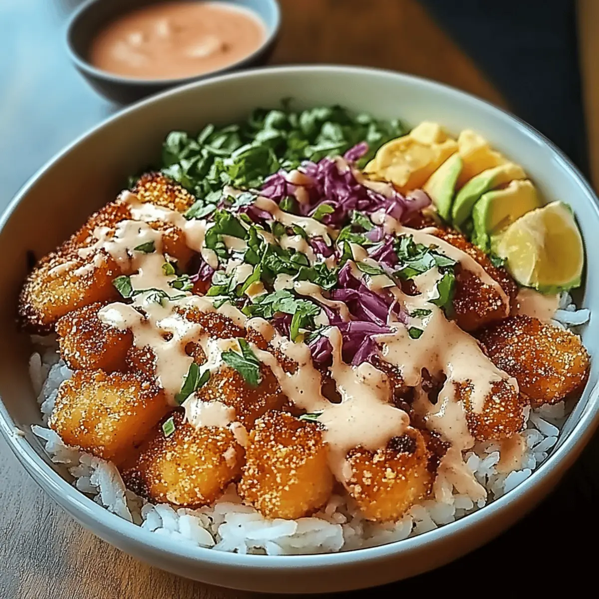 Crispy Fish Taco Bowls