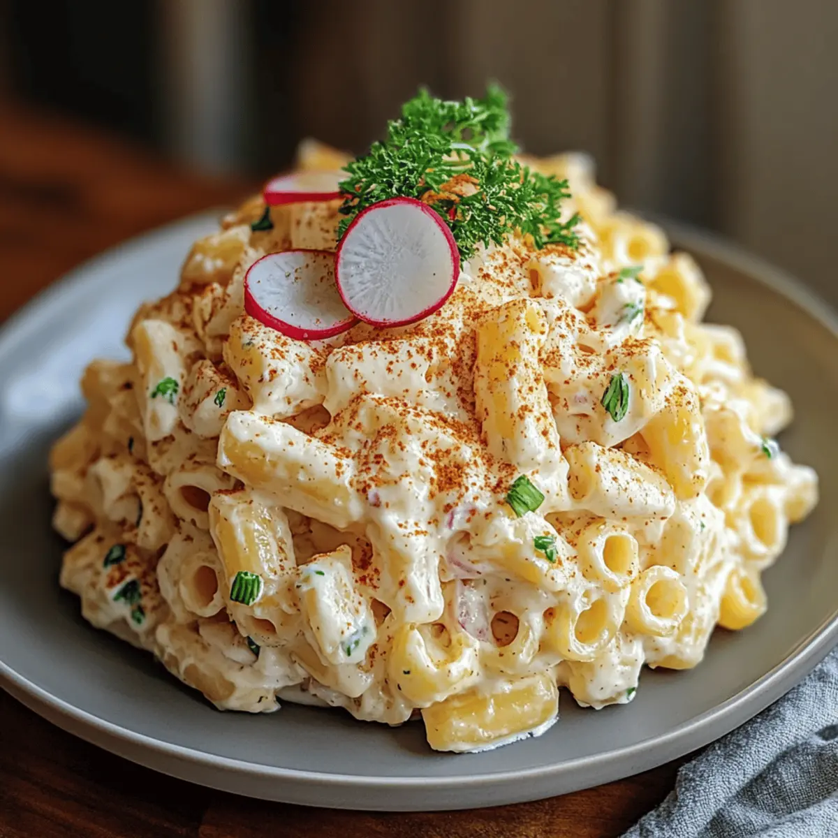 Creamy American Macaroni Salad