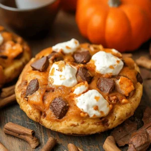 Pumpkin S’mores Cookies