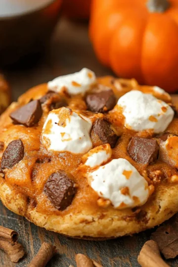 Pumpkin S’mores Cookies