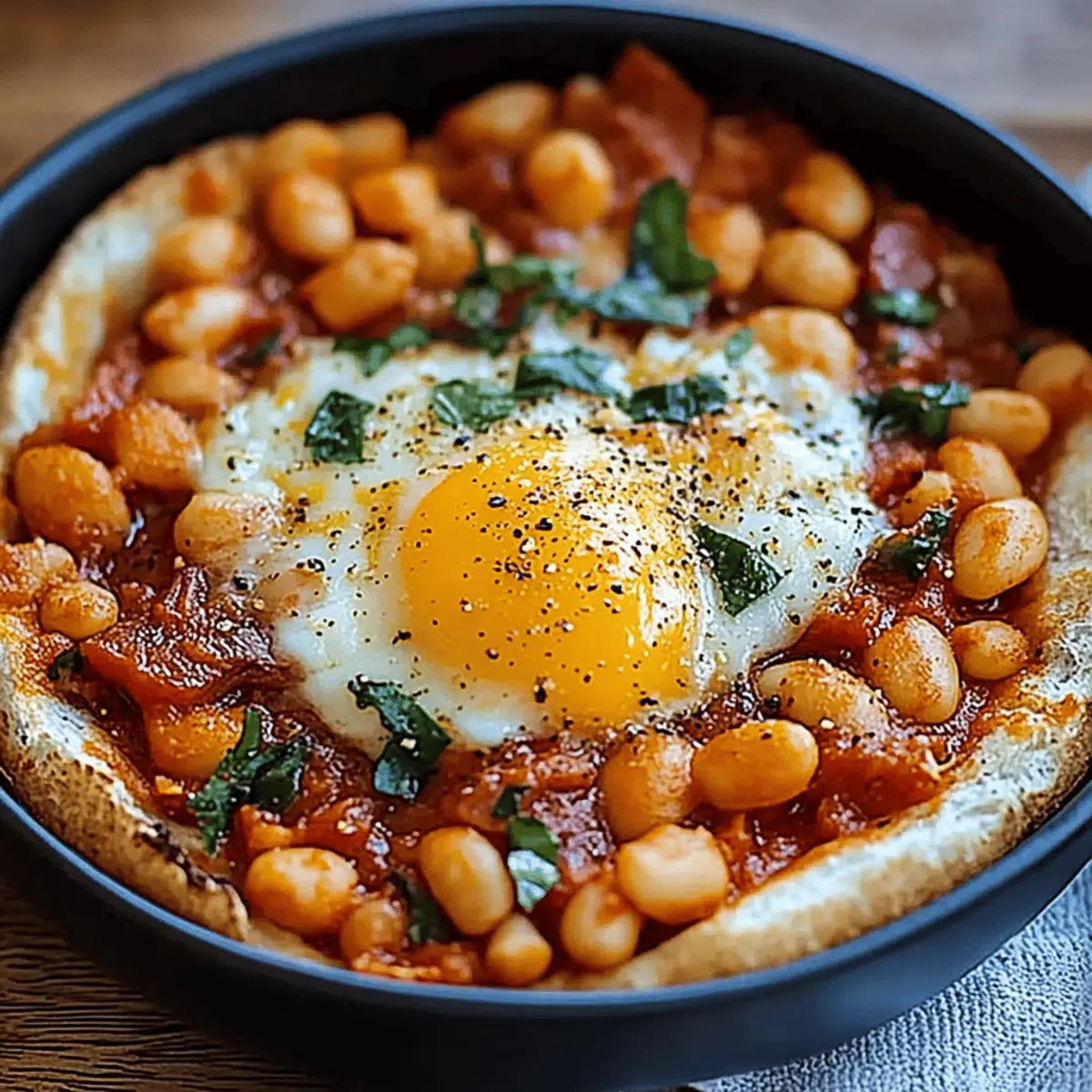 Spanish Beans & Eggs