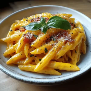 Cheesy Orange Pasta