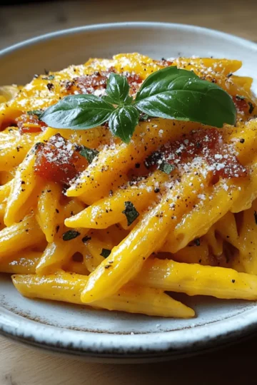 Cheesy Orange Pasta