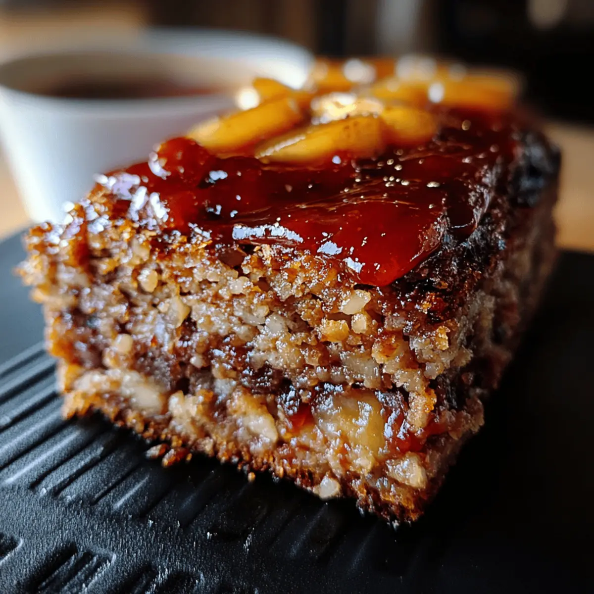 Vintage Meatloaf with Sweet & Spicy Glaze