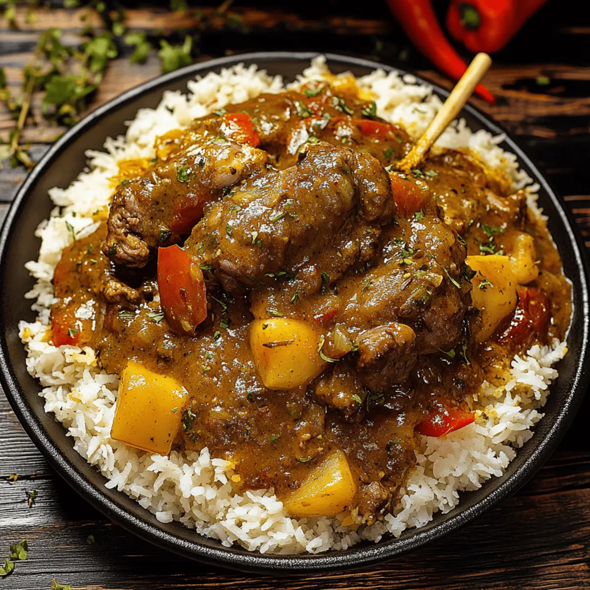 Authentic Jamaican Curry Chicken