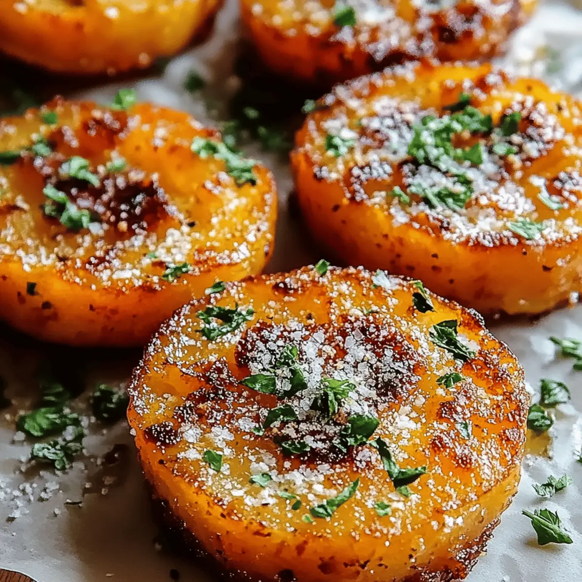 Crispy Smashed Carrots
