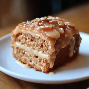 Applesauce Cake with Cinnamon Cream Cheese Frosting