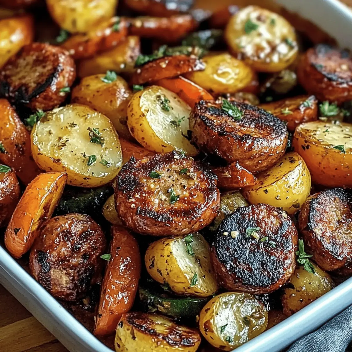 Sheet Pan Sausage & Veggies