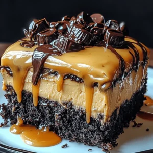 Milky Way Caramel Cheesecake Brownies