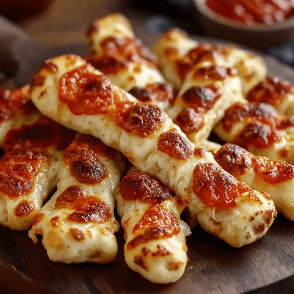 Cheesy Halloween Breadstick Bones
