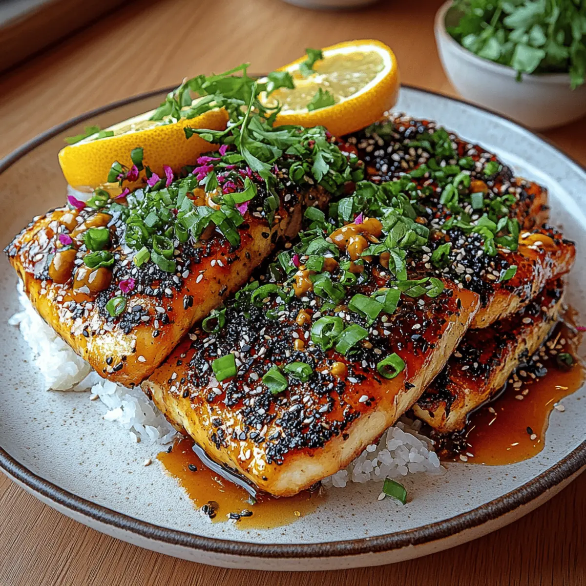 Broiled Miso Salmon