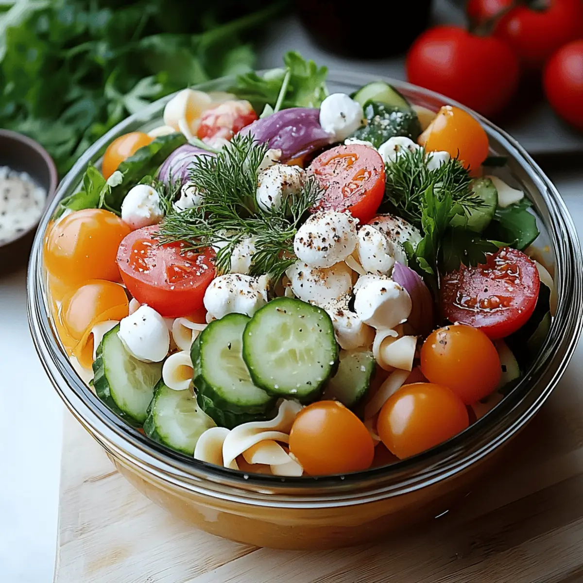Layered Pasta Salad