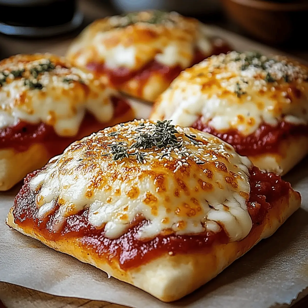 Cheesy Pizza Pockets
