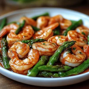 Shrimp Asparagus Stir Fry