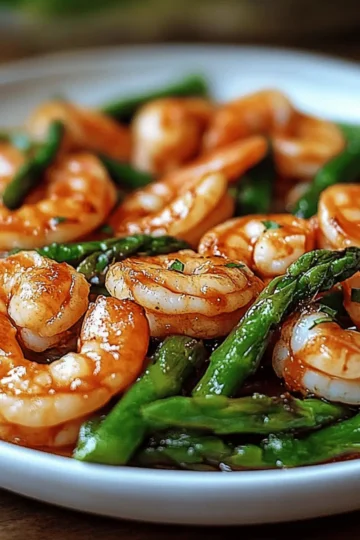 Shrimp Asparagus Stir Fry