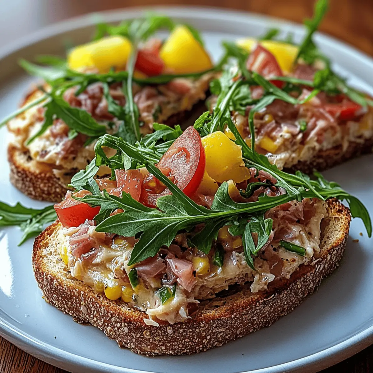 Savory Grilled Tuna Melt with Creamy Cheddar