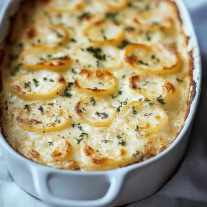 Cheesy Garlic Scalloped Potatoes
