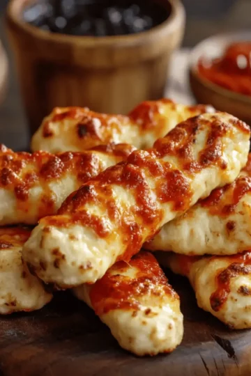 Cheesy Halloween Breadstick Bones