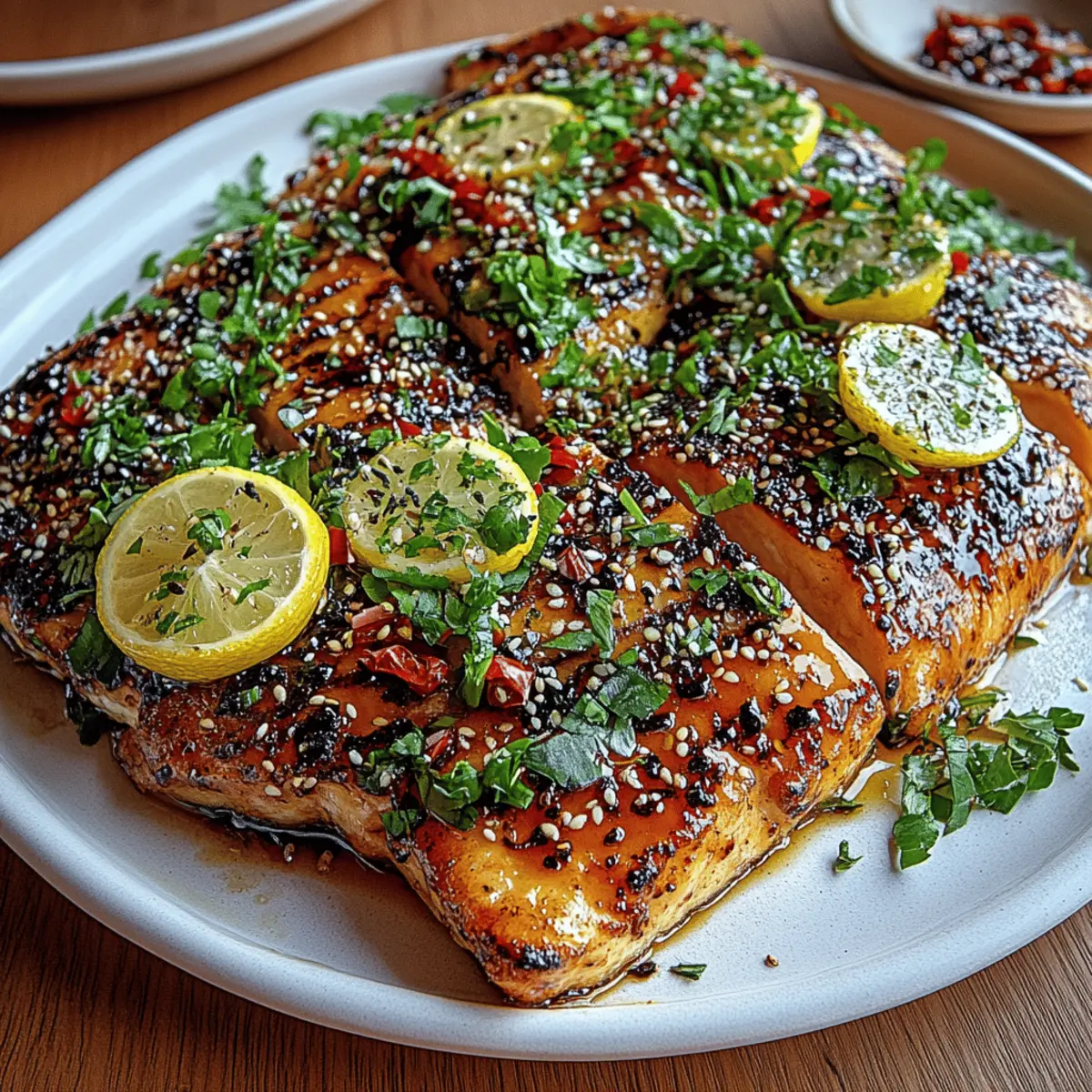 Broiled Miso Salmon