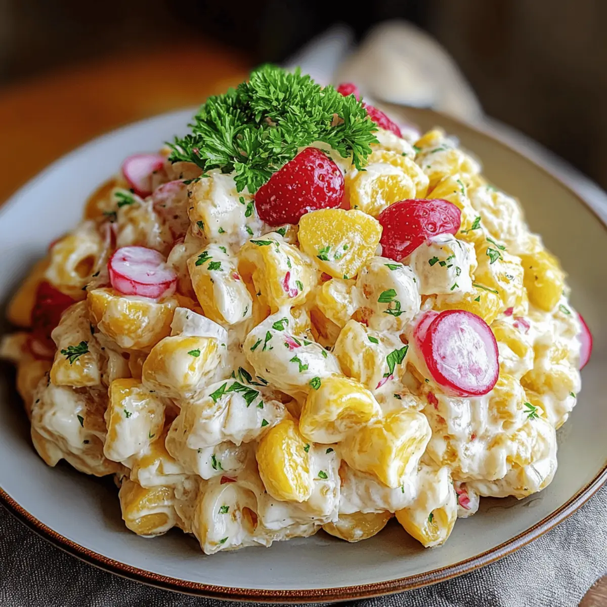 Creamy American Macaroni Salad