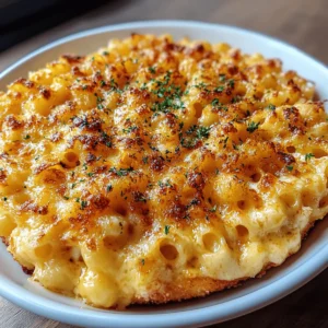 Creamy Baked Cheddar Mac-and-Cheese
