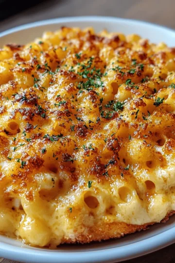 Creamy Baked Cheddar Mac-and-Cheese