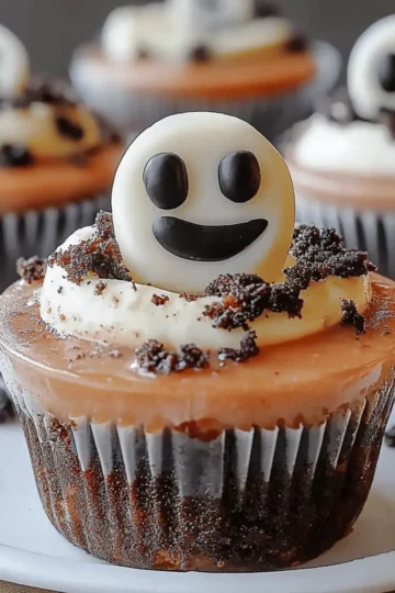 Graveyard Pudding Cookie Cups