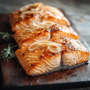 Cedar Plank Grilled Salmon