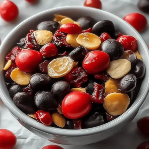 Spooky Vampire Bite Trail Mix