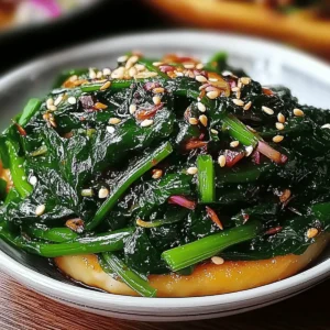 Korean Spinach Salad