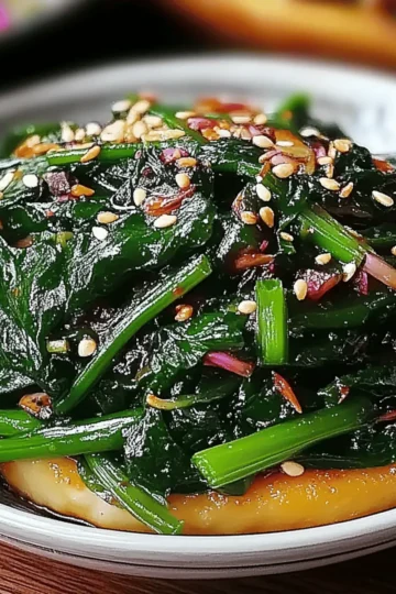 Korean Spinach Salad
