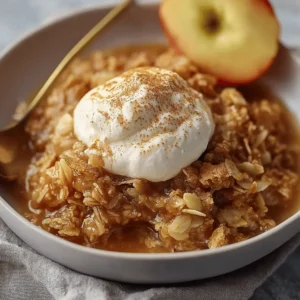 Air Fryer Apple Crisp