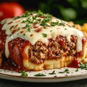 Stuffed Italian Meatloaf