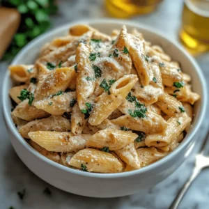 Garlic Parmesan Chicken Pasta