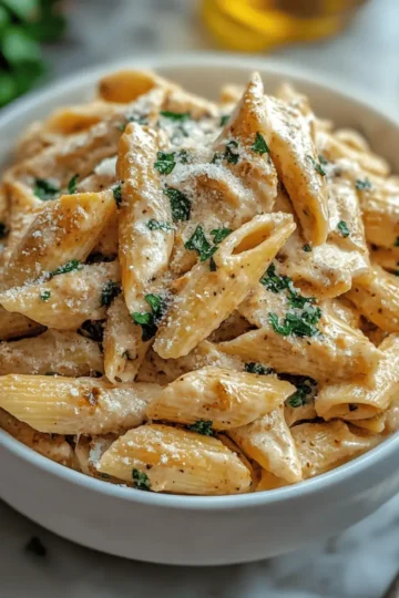 Garlic Parmesan Chicken Pasta