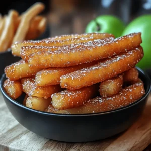 Crispy Air Fryer Apple Fries