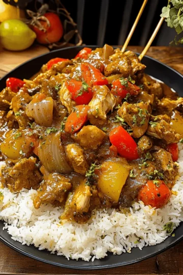 Authentic Jamaican Curry Chicken