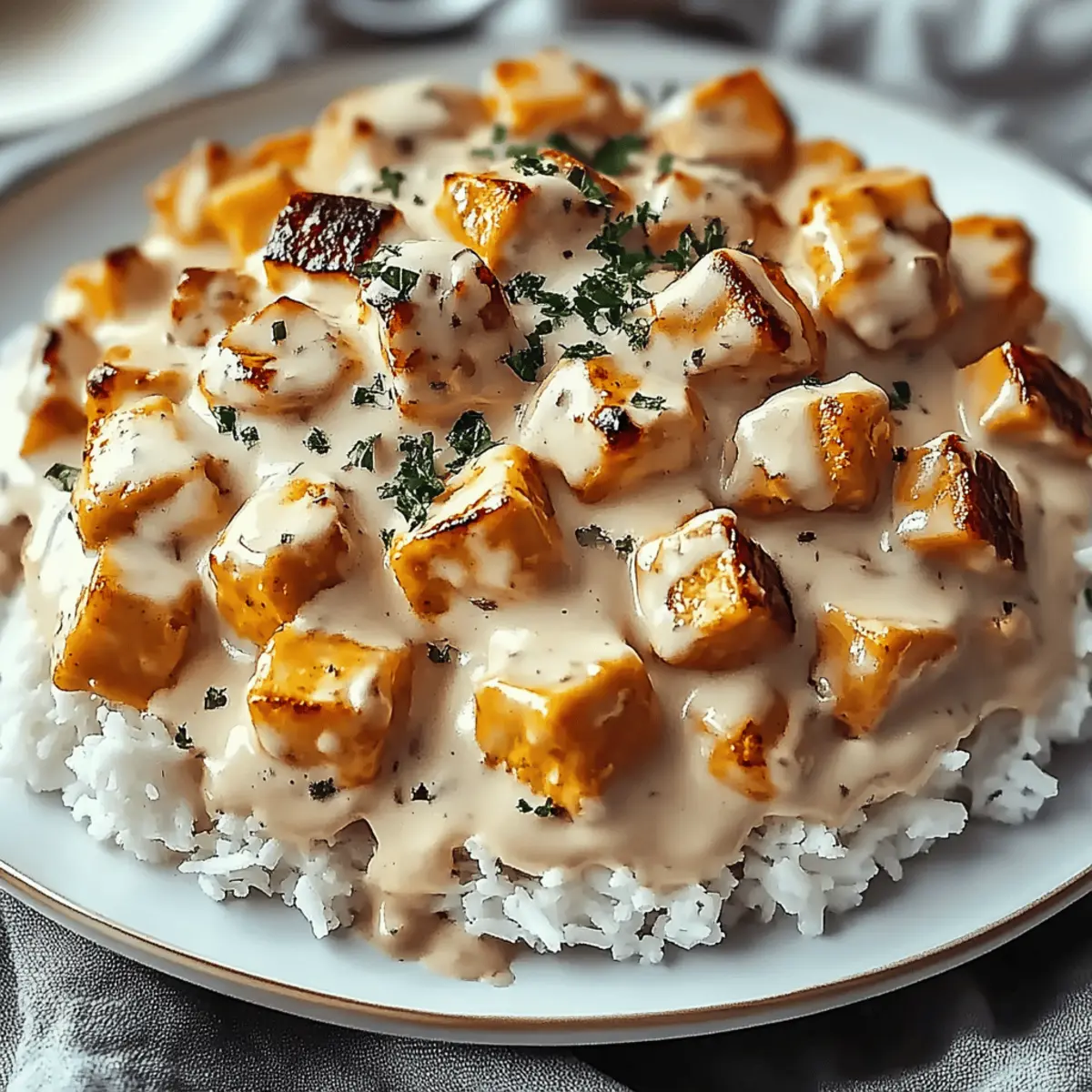 Creamy Smothered Chicken and Rice