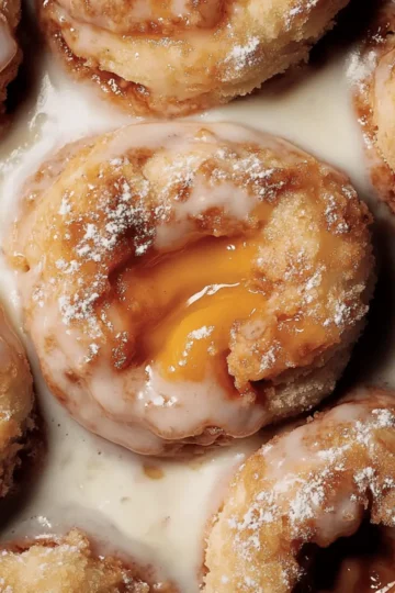 Peach Cobbler Cinnamon Rolls