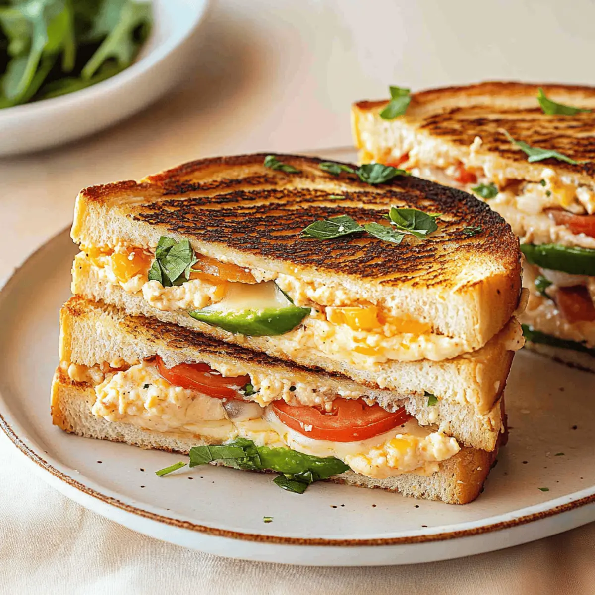 Chicken Avocado Melt Sandwich