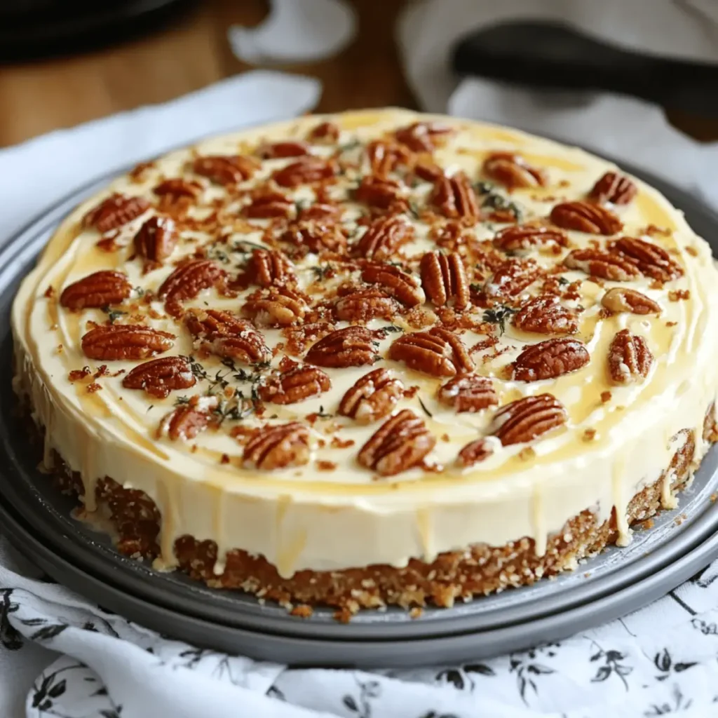 Browned Butter Pecan Cheesecake
