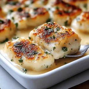 Baked Cod in Coconut Lemon Cream Sauce