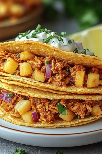 Pineapple Chicken Tacos