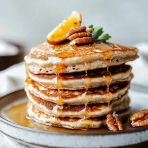 Fluffy Pecan Pancakes