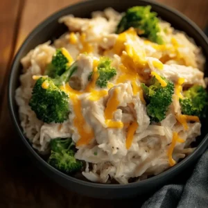 Cheesy Chicken Broccoli Rice